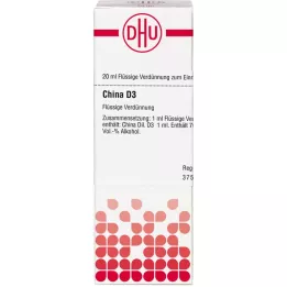 CHINA D 3 Dilution, 20 ml