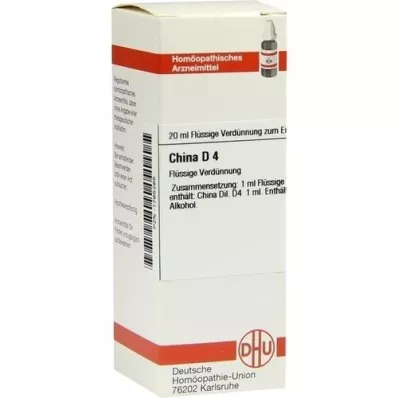 CHINA D 4 Dilution, 20 ml