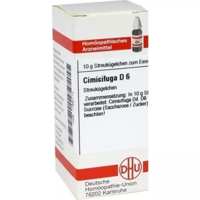CIMICIFUGA D 6 Globuli, 10 g