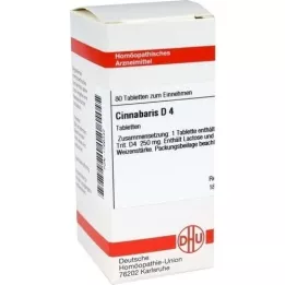 CINNABARIS D 4 Tabletten, 80 St