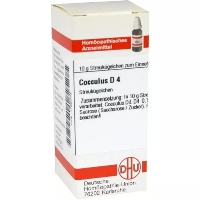 COCCULUS D 4 Globuli, 10 g COCCULUS D 4 Globuli, 10 g