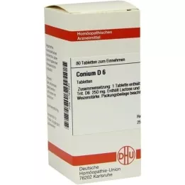 CONIUM D 6 Tabletten, 80 St