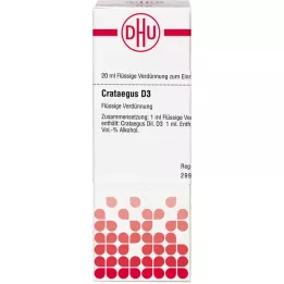 CRATAEGUS D 3 Dilution, 20 ml