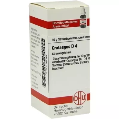 CRATAEGUS D 4 Globuli, 10 g CRATAEGUS D 4 Globuli, 10 g