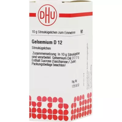 GELSEMIUM D 12 Globuli, 10 g