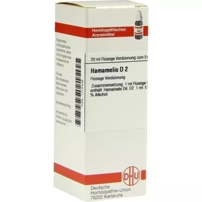 HAMAMELIS D 2 Dilution, 20 ml
