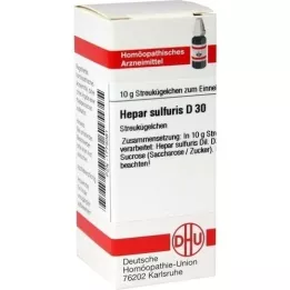 HEPAR SULFURIS D 30 Globuli, 10 g