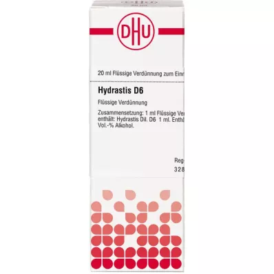 HYDRASTIS D 6 Dilution, 20 ml
