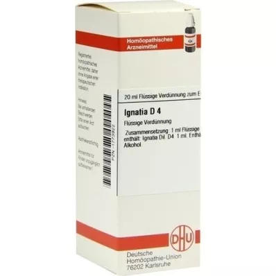 IGNATIA D 4 Dilution, 20 ml