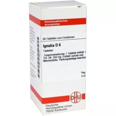 IGNATIA D 6 Tabletten, 80 St