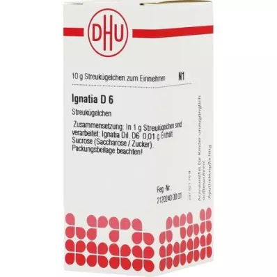 IGNATIA D 6 Globuli, 10 g