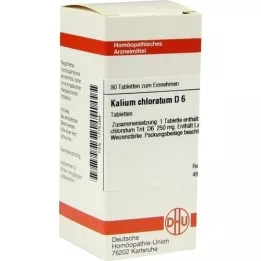 KALIUM CHLORATUM D 6 Tabletten, 80 St