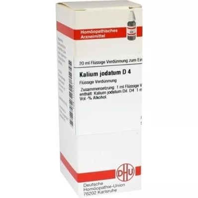KALIUM JODATUM D 4 Dilution, 20 ml