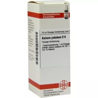 KALIUM JODATUM D 6 Dilution, 20 ml KALIUM JODATUM D 6 Dilution, 20 ml