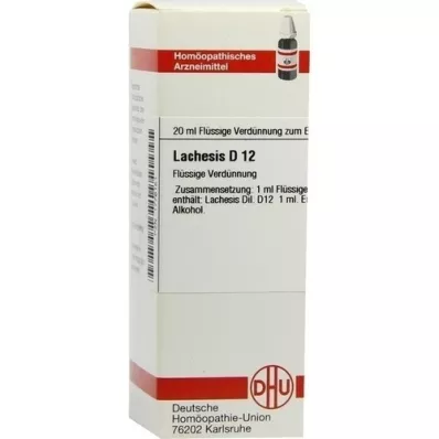 LACHESIS D 12 Dilution, 20 ml