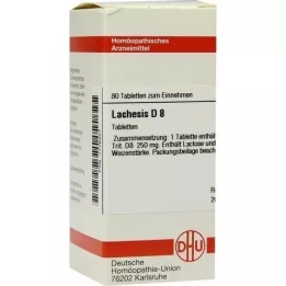 LACHESIS D 8 Tabletten, 80 St