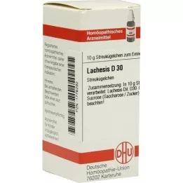LACHESIS D 30 Globuli, 10 g