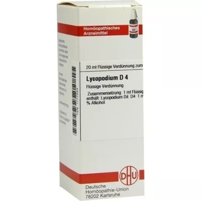LYCOPODIUM D 4 Dilution, 20 ml