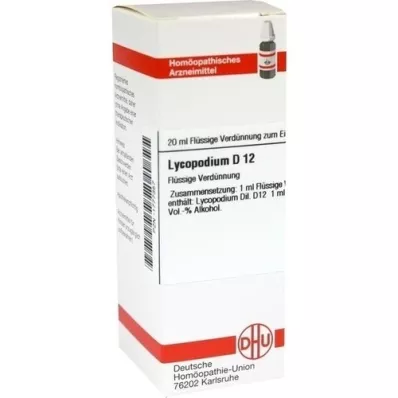 LYCOPODIUM D 12 Dilution, 20 ml