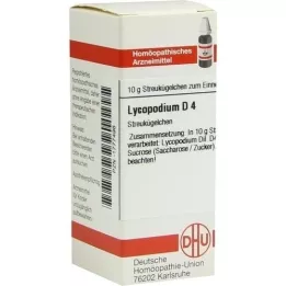 LYCOPODIUM D 4 Globuli, 10 g