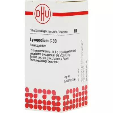 LYCOPODIUM C 30 Globuli, 10 g