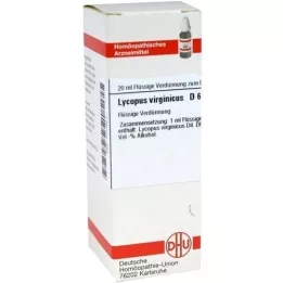 LYCOPUS VIRGINICUS D 6 Dilution, 20 ml
