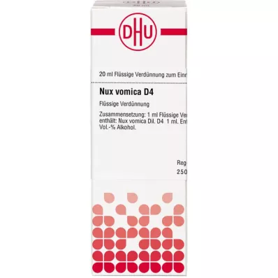 NUX VOMICA D 4 Dilution, 20 ml