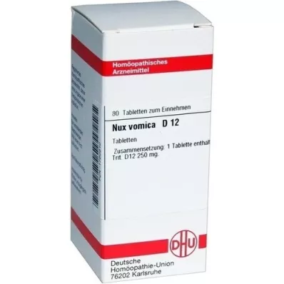 NUX VOMICA D 12 Tabletten, 80 St
