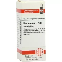 NUX VOMICA D 200 Globuli, 10 g