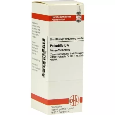 PULSATILLA D 6 Dilution, 20 ml