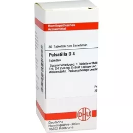 PULSATILLA D 4 Tabletten, 80 St
