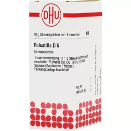 PULSATILLA D 6 Globuli, 10 g