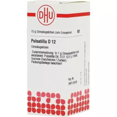 PULSATILLA D 12 Globuli, 10 g