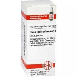 RHUS TOXICODENDRON D 3 Globuli, 10 g