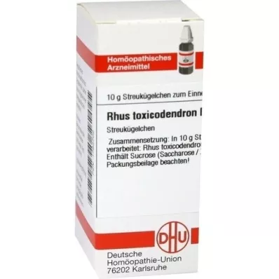 RHUS TOXICODENDRON D 3 Globuli, 10 g