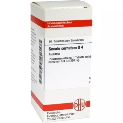 SECALE CORNUTUM D 4 Tabletten, 80 St