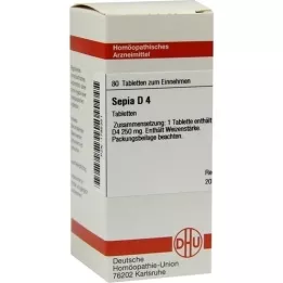 SEPIA D 4 Tabletten, 80 St