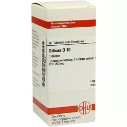 SILICEA D 10 Tabletten, 80 St