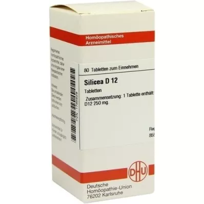 SILICEA D 12 Tabletten, 80 St
