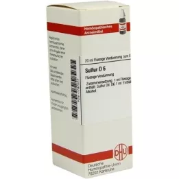 SULFUR D 6 Dilution, 20 ml