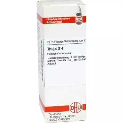 THUJA D 4 Dilution, 20 ml