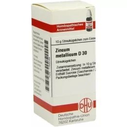 ZINCUM METALLICUM D 30 Globuli, 10 g