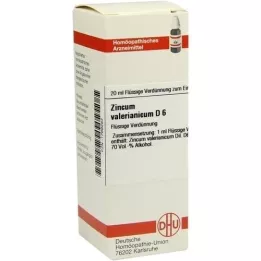 ZINCUM VALERIANICUM D 6 Dilution, 20 ml