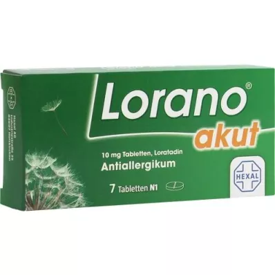 LORANO akut Tabletten, 7 St