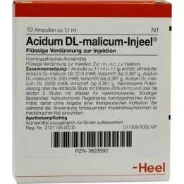 ACIDUM DL-malicum Injeel Ampullen, 10 St