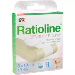 RATIOLINE sensitive Wundschnellverband 8 cmx1 m, 1 St