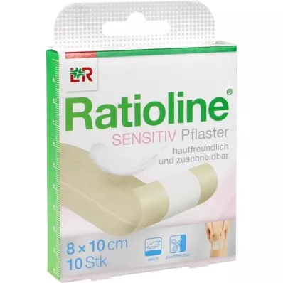 RATIOLINE sensitive Wundschnellverband 8 cmx1 m, 1 St