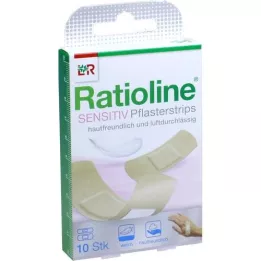 RATIOLINE sensitive Pflasterstrips in 2 Größen, 10 St