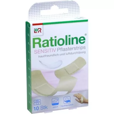 RATIOLINE sensitive Pflasterstrips in 2 Größen, 10 St