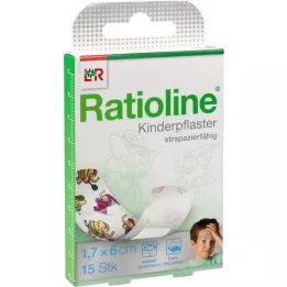 RATIOLINE kids Pflasterstrips, 15 St